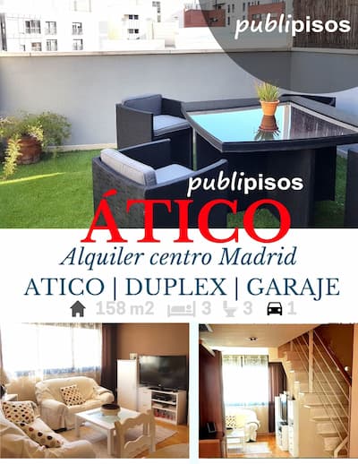 Atico alquiler Centro Madrid
